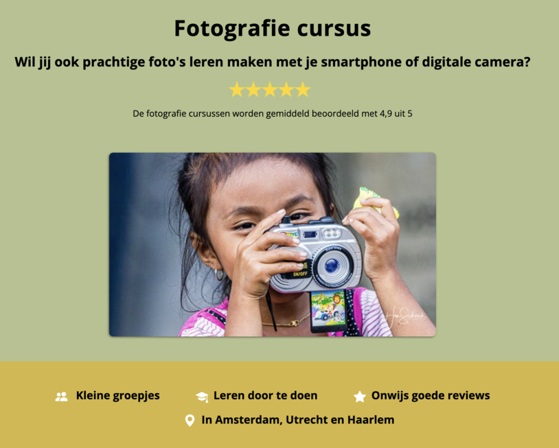 goede fotograaf